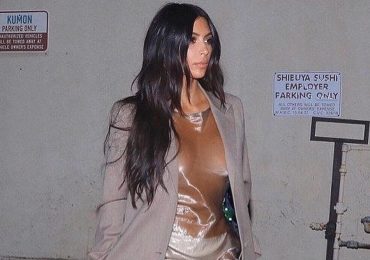 Kim Kardashian naked dress