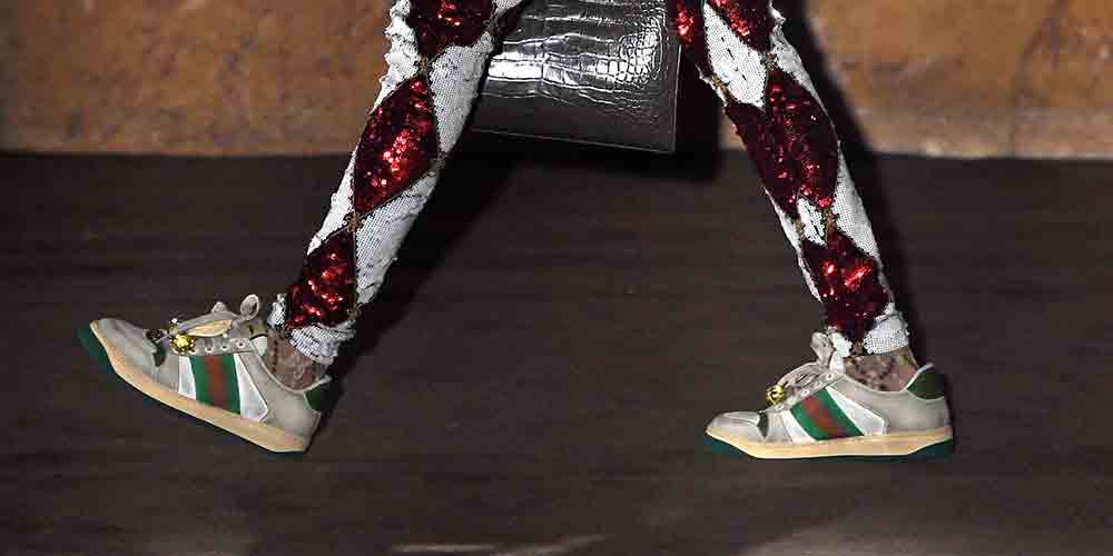 Así son los sneakers de Gucci parecen sucios… y usados
