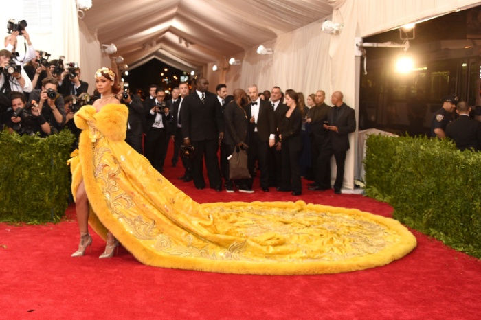 Rihanna,met gala, gala del met, nueva york, vestido icónico