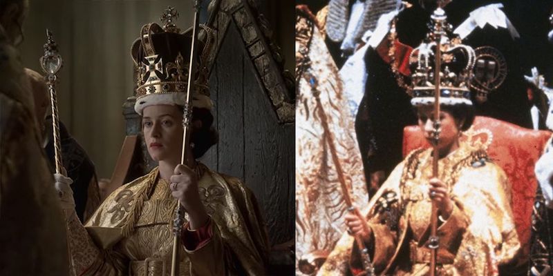 looks de The Crown coronacion