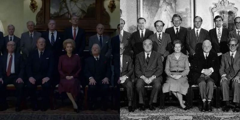 looks de The Crown Thatcher