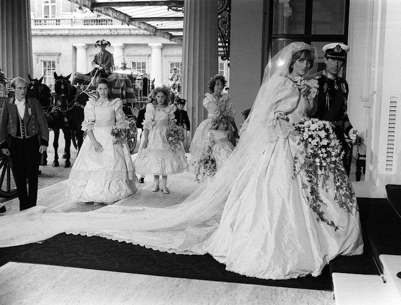 Segundo vestido de novia de Lady Di - fotos