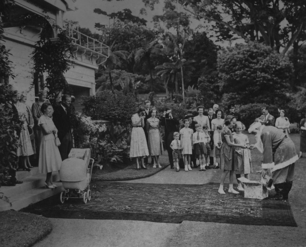 fotos de navidad de la realeza jardines