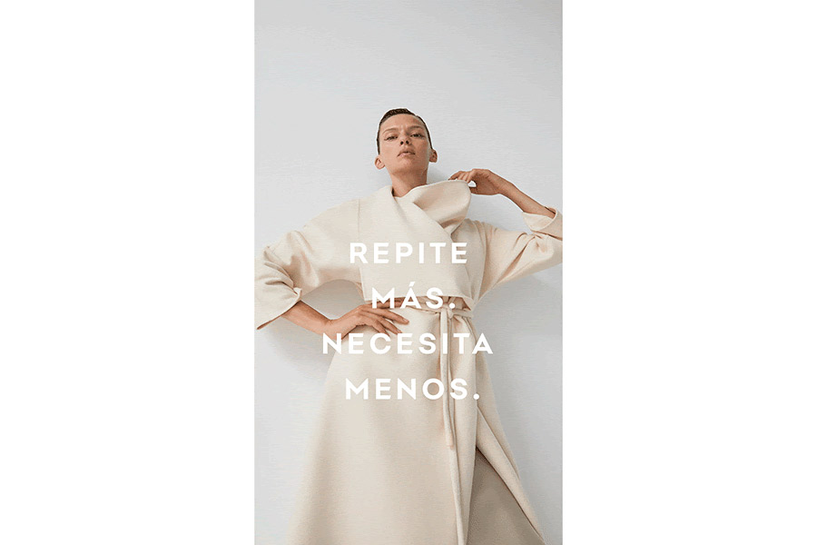Adolfo Domínguez Repite la ropa que mejor te sienta. Moda sostenible