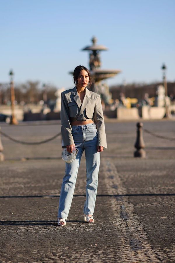 jeans con miniblazer