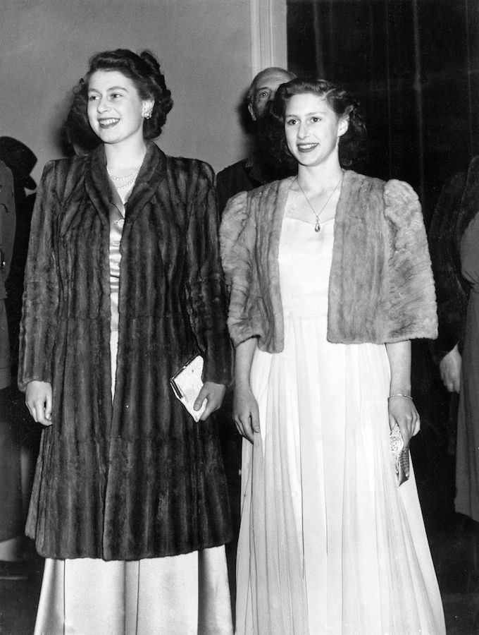Isabel II Princesa Margarita abrigos