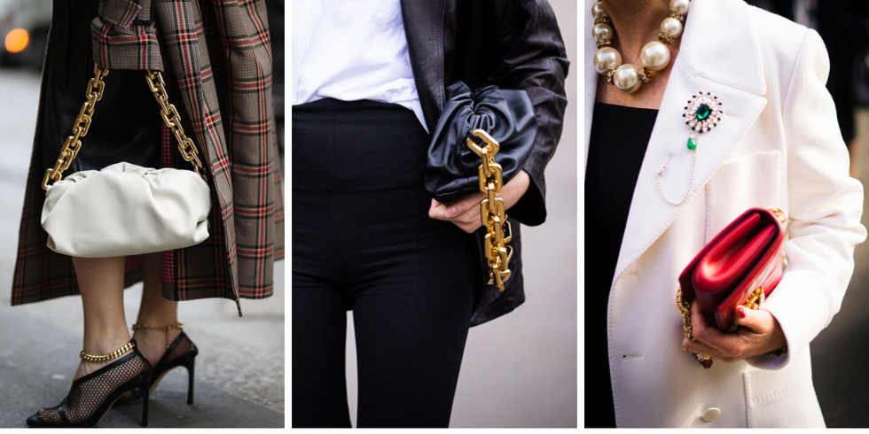 Tendencias de estilo en Instagram bolsos cadena ancha