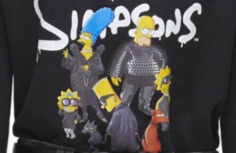 Balenciaga Los Simpson close up