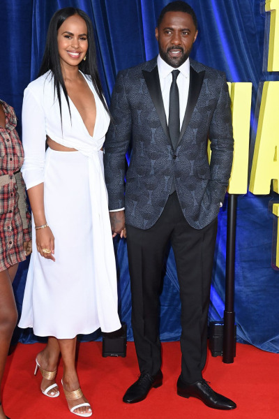 Idris Elba y su esposa 
