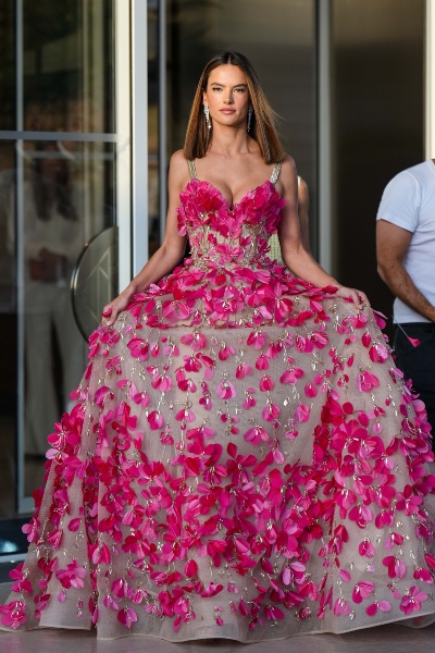 flores XXL vestido
