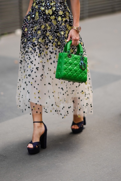 el emblemático bolso Lady Dior